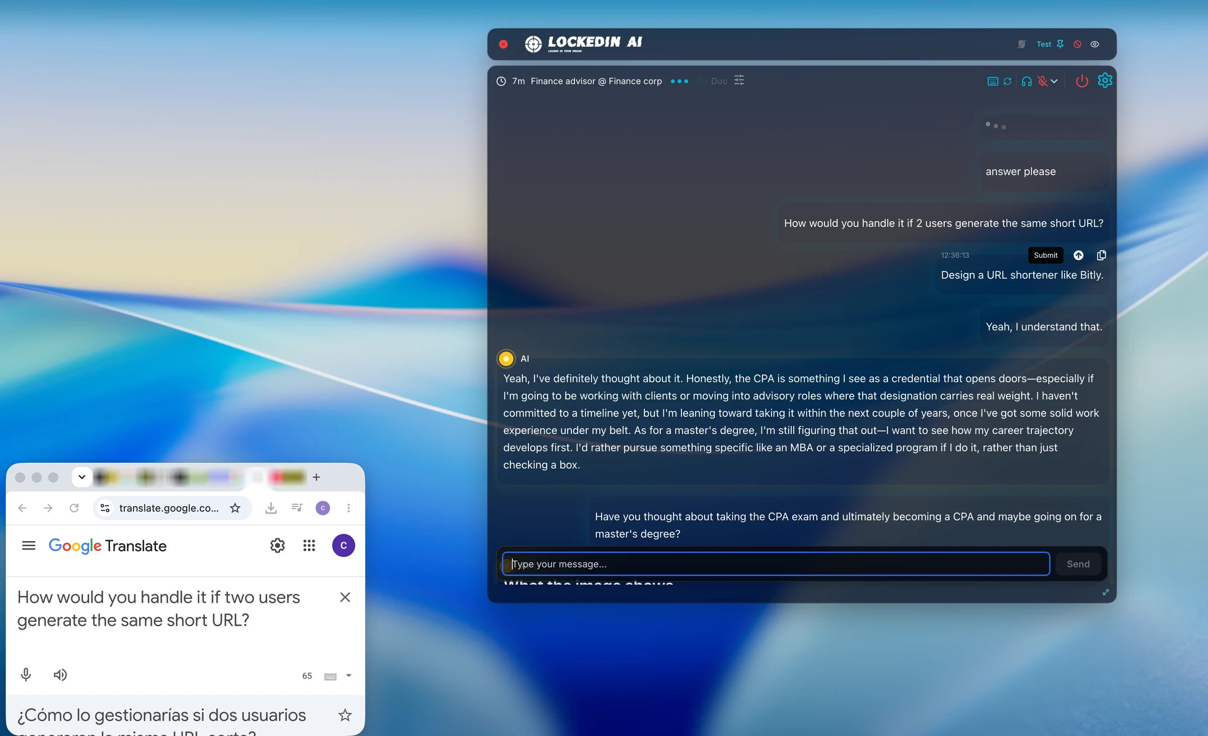 LockedIn auto mode showing stale output while the current question is unanswered